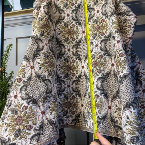 Boho GBR Floral Medallion textured patterned upholstery fabric Vest - Picture 10 of 15